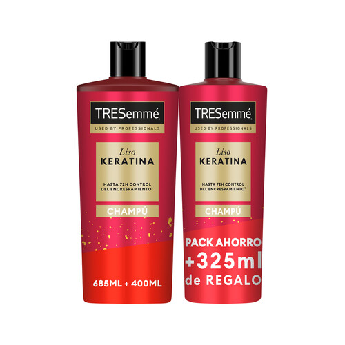 TRESEMMÉ Keratina Pack de champú 685 + 400 ml.