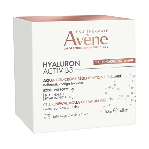 THERMALE AVÉNE Hyaluron active B3 Crema textura gel con acción regeneradora 50 ml.