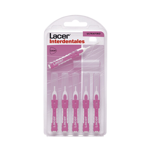 LACER Cepillo interdental ultrafino de 0.45 mm, prensado LACER 6 uds.