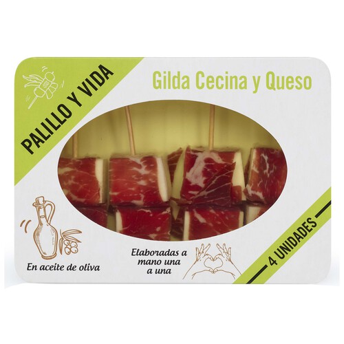 BOKEO Gilda cecina y queso 130 gr.