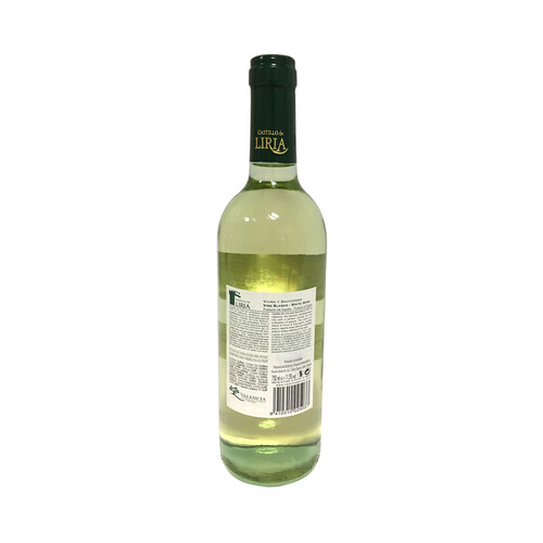 CASTILLO DE LIRIA  Vino blanco con D.O. Valencia CASTILLO DE LIRIA botella de 75 cl.