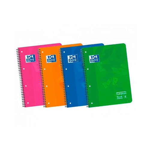 Cuaderno tamaño A4, tapa de polipropileno, 80 hojas, 80G, SENFORT.