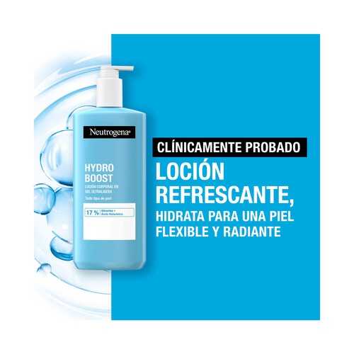 NEUTRÓGENA Hydro boost Loción corporal en gel ultraligera para todo tipo de pieles 750 ml.