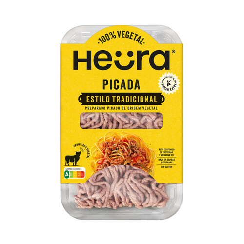 HEÜRA Preparado de picada vegetal a base de proteína de guisante HEÜRA 250 g.