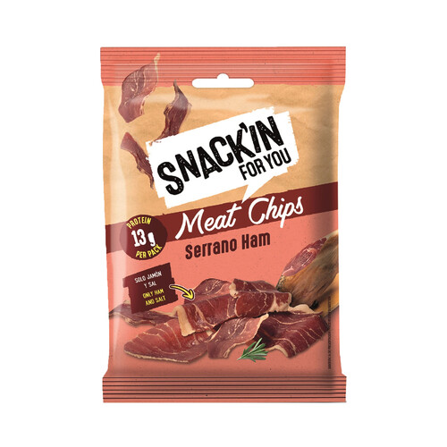 CAMPO FRÌO Snack'in jamón meat chips serrano ham 20 g.