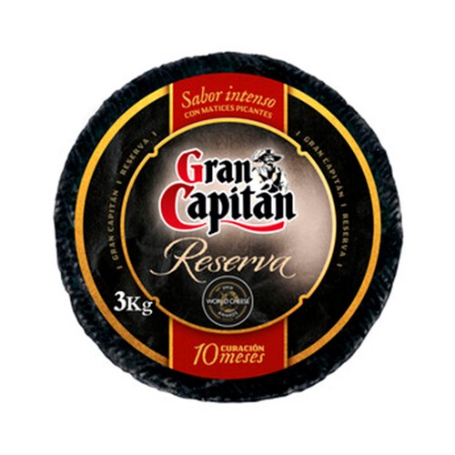 Queso curado añejo GRAN CAPITÁN  - Trozo