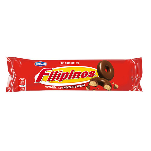 FILIPINOS Galletas con chocolate negro 128 g.
