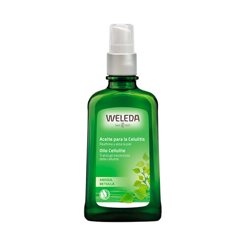 WELEDA Aceite reafirmante y alisante de la piel (accón anticelulítica), con extracto de Abedul 100 ml.