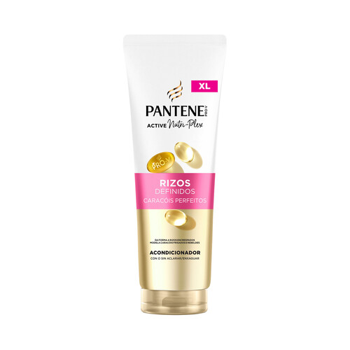 PANTENE Pro-v rizos definidos Acondicionador con provitamina B5, para rizos rebeldes y encrespados 350 ml. 