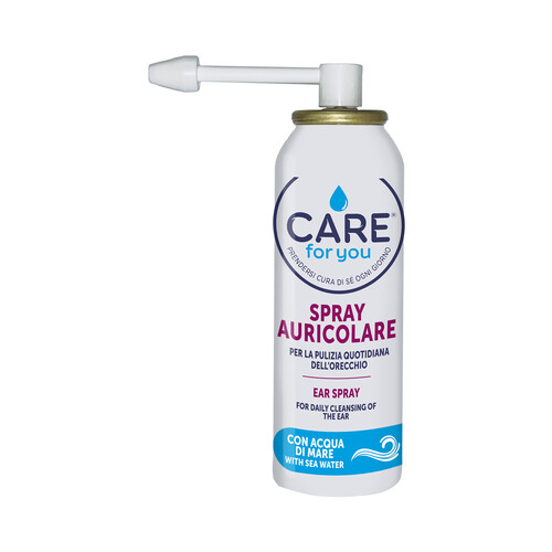 CARE FOR YOU Spray de uso regular, con agua de mar, para la higiene del oido CARE FOR YOU 125 ml.