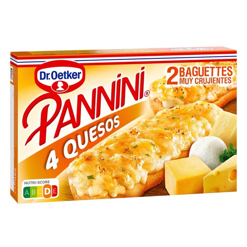 DR. OETKER Pannini a los 4 quesos 2 x 125 g.