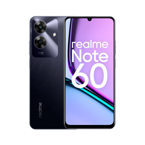 REALME  Note 60 black 4G, 128GB+ 6GB Ram, móvil 17,14cm (6,75).