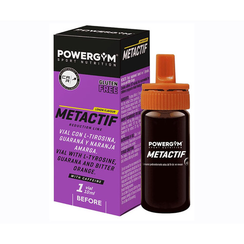 POWERGYM Suplemento deportivo metafic sabor a limón 10 ml. 