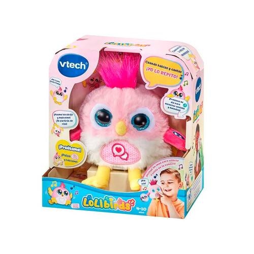 Peluche LoLobirds Lolito Pinky, VTECH.