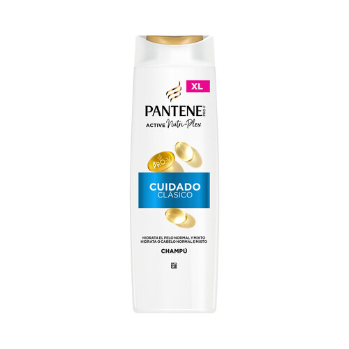 PANTENE Pro-v Cuidado clásico Champú hidratante para cabellos normales y mixtos 500 ml.