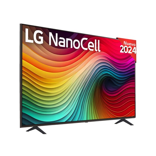 Televisión 127 cm (50) LG 50NANO82T NanoCell, 4K, SmartTV, WEBOS, HDMI, Bluetooth, color negro.