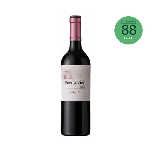 PUERTA VIEJA Vino tinto crianza con D.O. Ca. Rioja botella 75 cl.