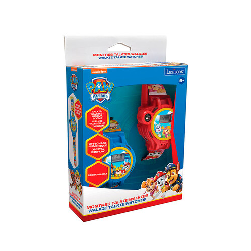 Reloj walkie talkie Patrulla Canina Paw Patrol, +4 años.