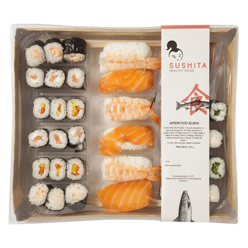 SUSHITA Sushi variado SUSHITA 36 piezas.