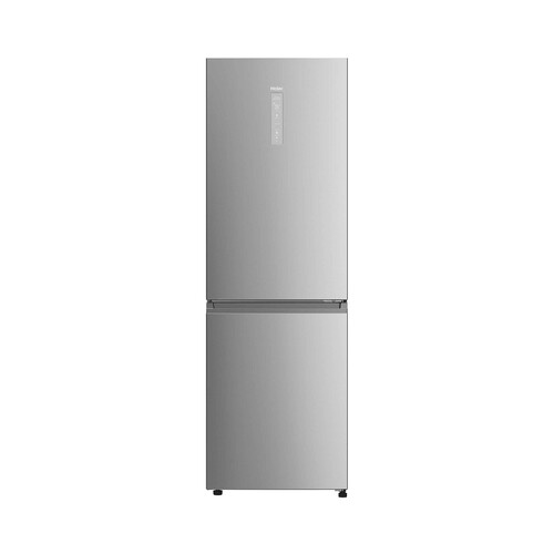 Frigorífico combi 185cm HAIER SILVER HDPW5618DNPK, NO FROST, clasificación energética: D, H: 185cm, A: 59,5cm, F: 66,7cm, capacidad total: 352L.