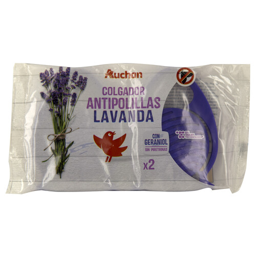 PRODUCTO ALCAMPO Colgador antipolillas con aroma a lavanda 2 uds.