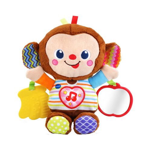 Monito bebé Peluche interactivo con mordedor Juguete para el carrito VTech Baby. Edad recomendada desde 3-24 meses