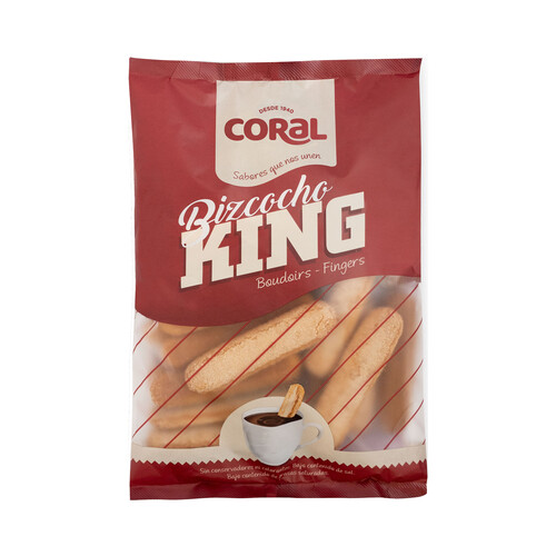 CORAL Bizcochos (duros) king, ideales para chocolate a la taza 300 g.