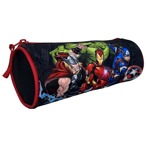 Estuche portatodo redondo, AVENGERS, 1 compartimento, ALCAMPO.