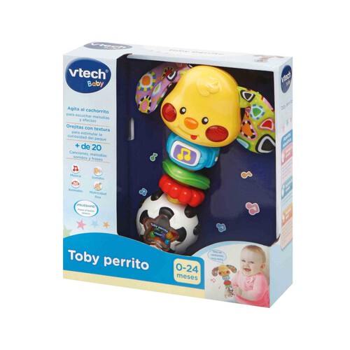 Toby Perrito Sonajero mordedor para bebés VTech Baby. Edad recomendada desde 0-24 meses