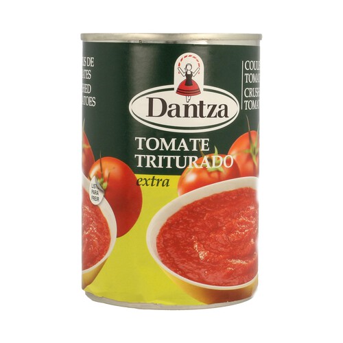 DANTZA Tomate triturado extra lata de 390 g.