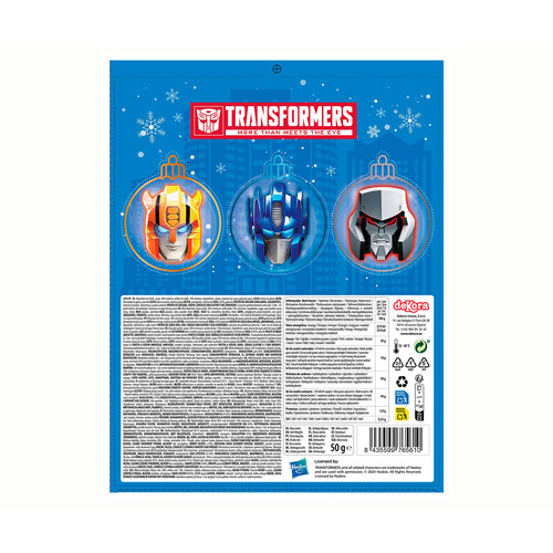 DEKORA Calendario adviento transformers