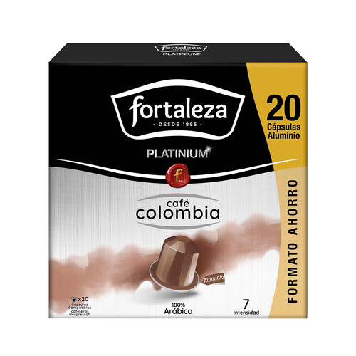 FORTALEZA PLATINIUM Café en cápsulas Colombia 20 uds.