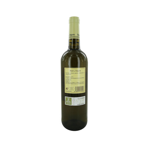 BARON DE URZANDE  Vino blanco con D.O. Ca. Rioja botella 75 cl.