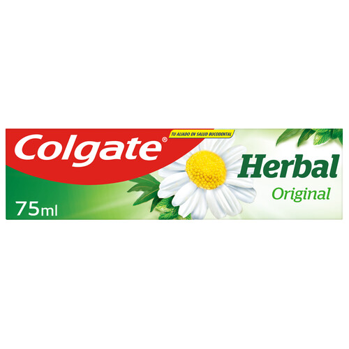 COLGATE Herbal original Pasta de dientes con flúor y extractos de plantas 75 ml.