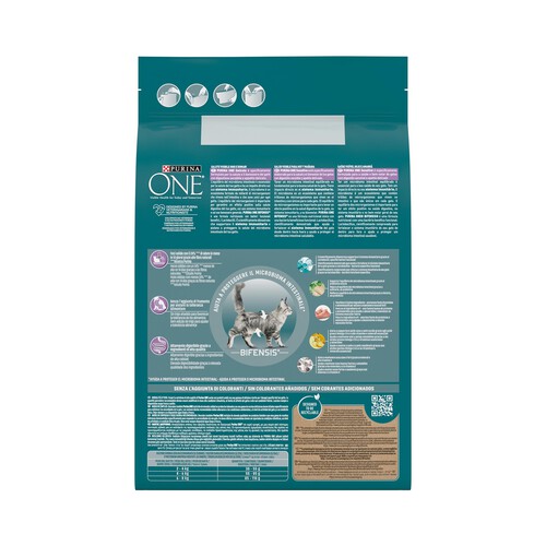 PURINA ONE Comida gato esterilizado con pavo y arroz PURINA ONE 2,8 kg.