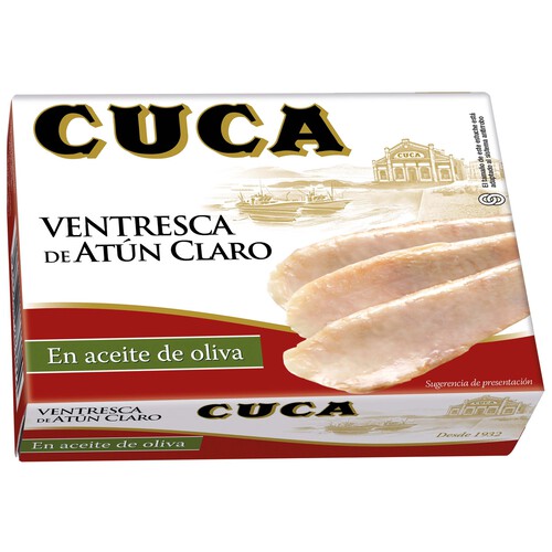 CUCA Ventresca de atún claro con aceite de oliva 82 g.