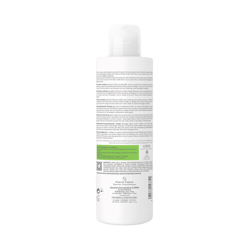 A.DERMA Exomega Gel espumoso emoliente, para pieles secas con tendencia al eczema atópica 500 ml.