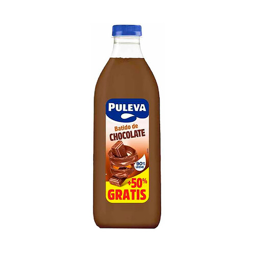 PULEVA Batido de cacao 1l + 50% gratis.