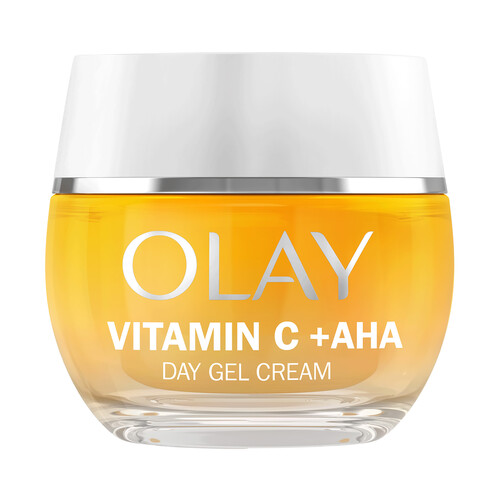 OLAY Vitamin C + AHA Crema en gel de día, para un tono de piel luminoso y uniforme 50 ml.