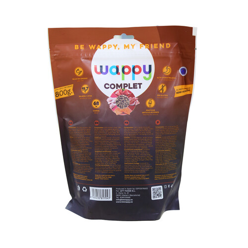 WAPPY Al. perro complet premium food 800 g.