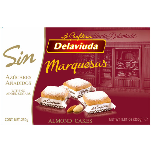 DELAVIUDA Marquesas sin azúcares añadidos 250 g.