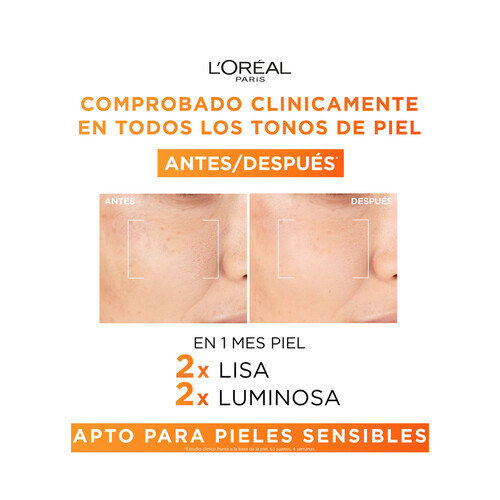 L´ORÉAL PARIS Sérum reductor de las manchas de la piel, apto incluso para pieles sensibles L´ORÉAL PARIS Revitalift clinical 30 ml.