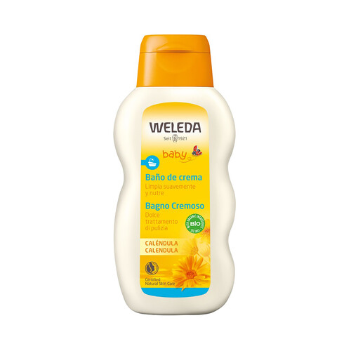 WELEDA Baby Baño en crema para bebe con caléndula ecológica 200 ml.