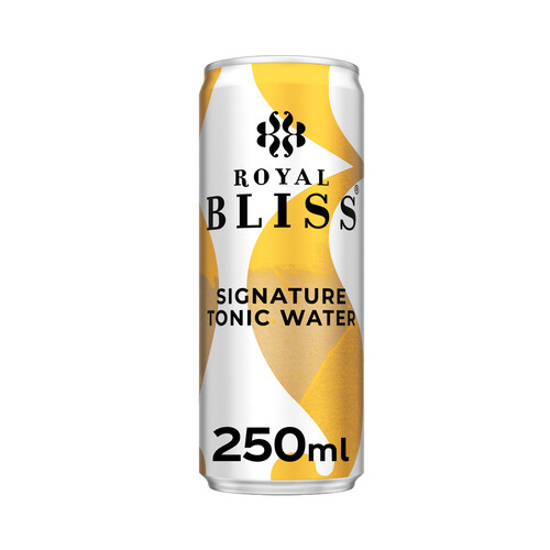 ROYAL BLISS Tónica aromatizada con un toque de yuzu lata de 25 cl.