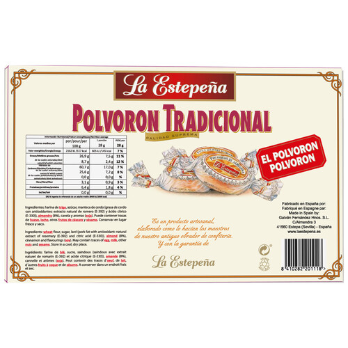 LA ESTEPEÑA Polvorones 450 g.