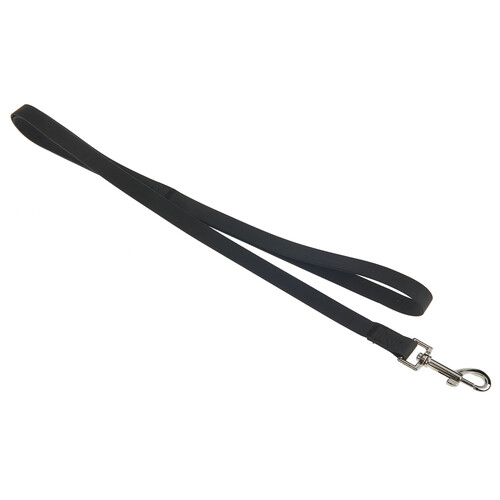 PRODUCTO ALCAMPO Correa de 2 cm. negra para perro 1.5 m.