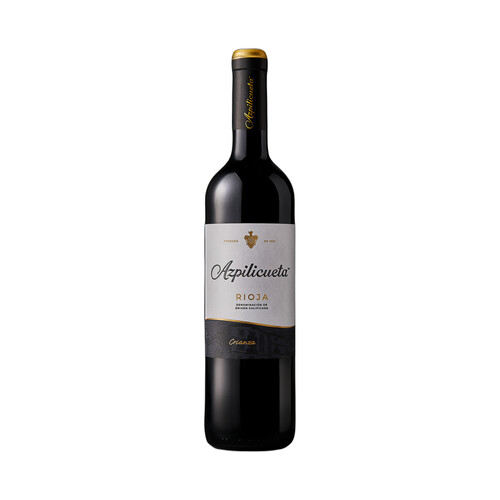 AZPILICUETA Vino tinto de crianza con D.O. Ca. Rioja botella 75 cl.