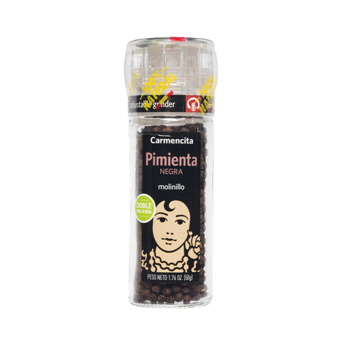 CARMENCITA Pimienta negra molinillo CARMENCITA 50 g.