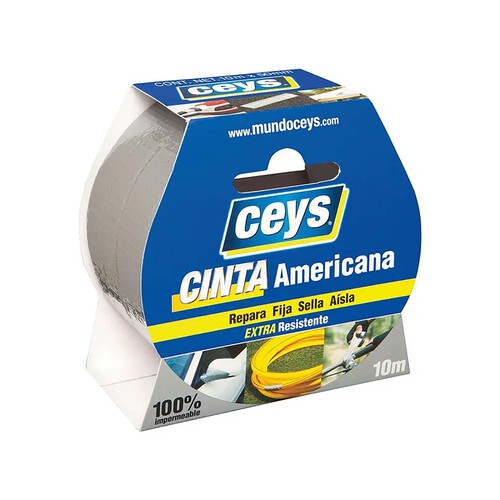 Cinta americana gris 10mx50 Tack CEYS.