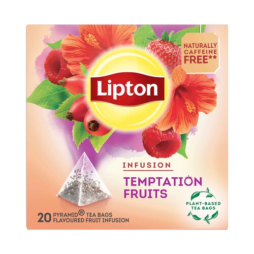 LIPTON Infusión de frambuesas y fresas 20 uds.